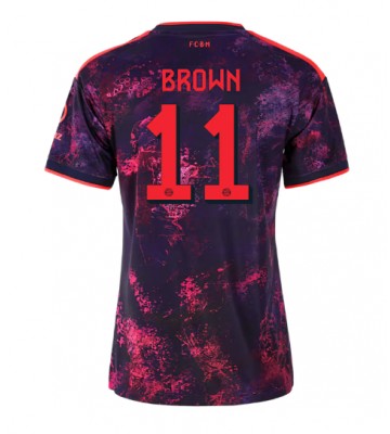 Bayern Munich Nathaniel Brown #11 Tredjetrøje Dame 2026-27 Kortærmet